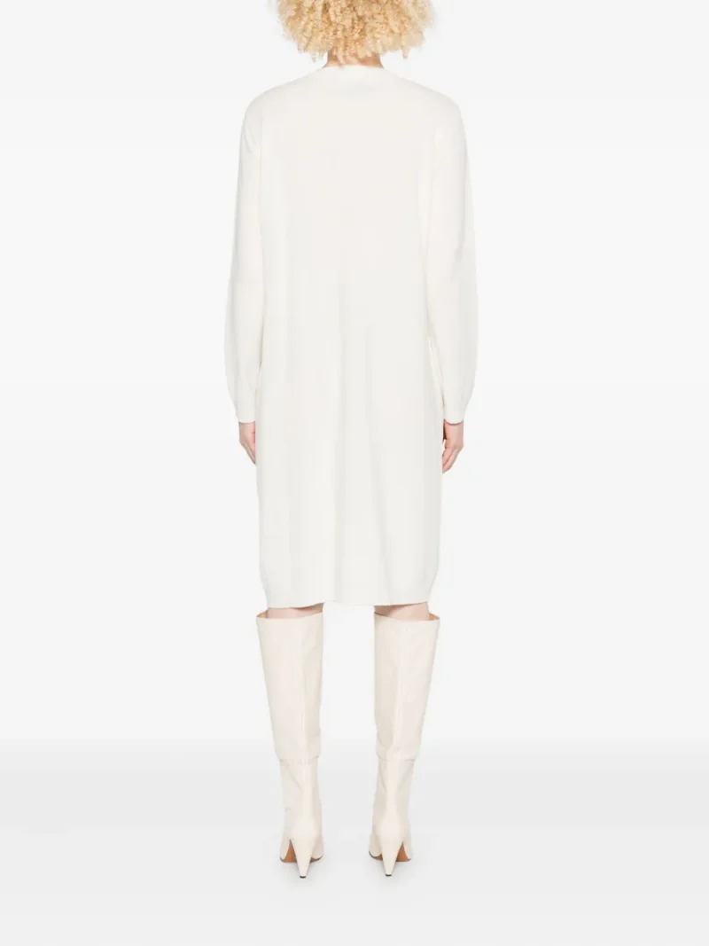 Alternative view of Rochie mini Fabiana Filippi Wool alb