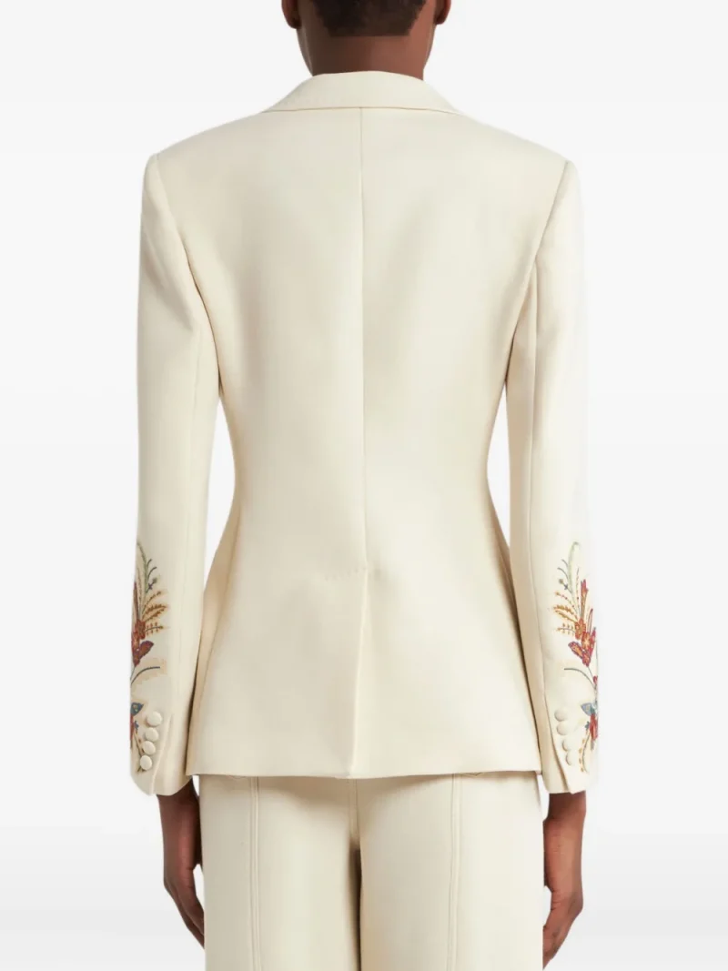 Alternative view of Sacou ETRO Floral-Embroidered bej