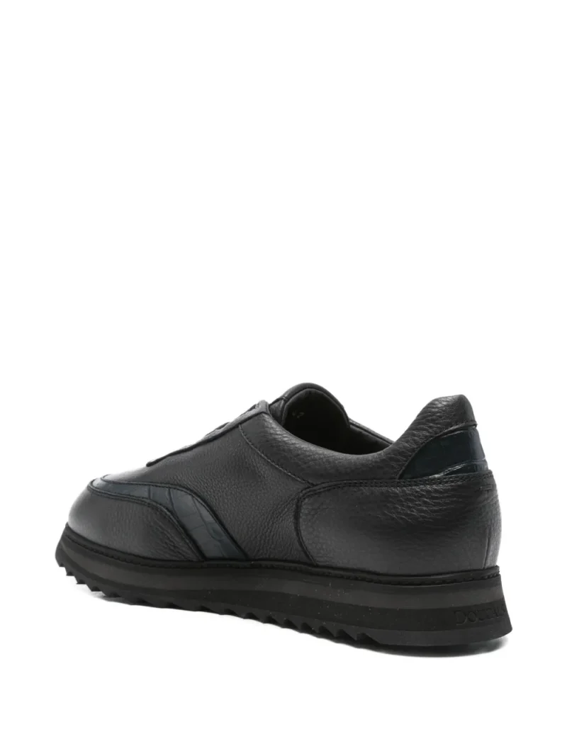 Alternative view of Sneakers Doucal's Rodrigo Textured negru