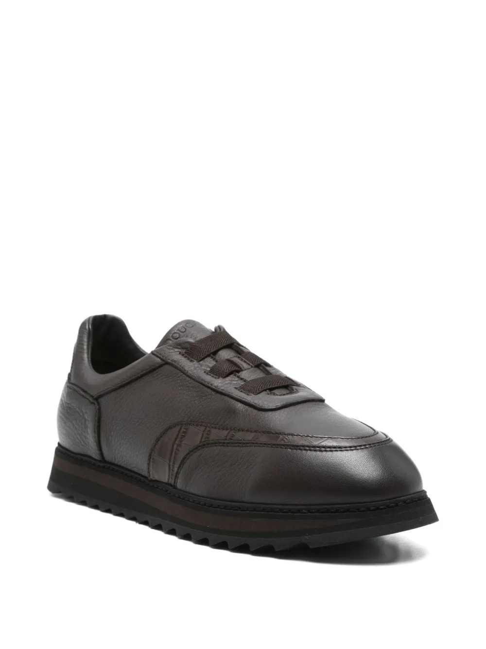 Sneakers Doucal's Rodrigo Panelled maro - imagine 3