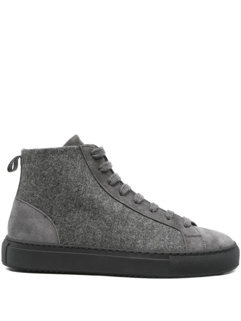 Sneakers Doucal's Suede Lace-Up gri