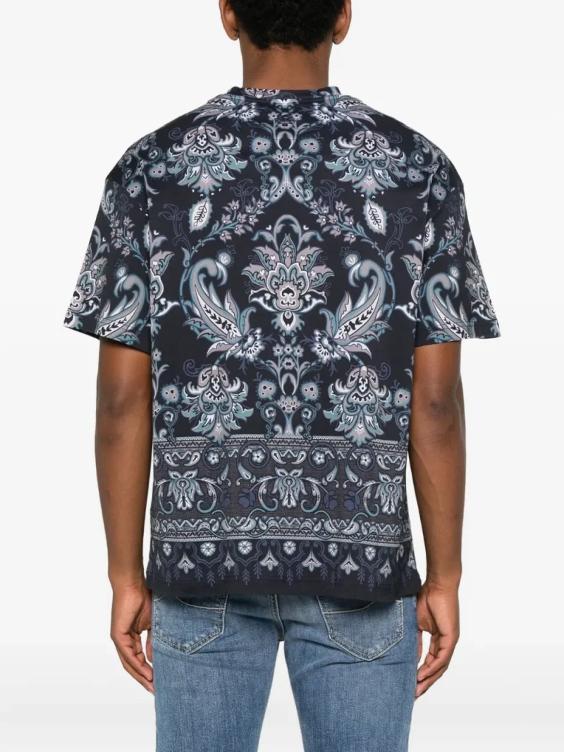 Alternative view of Tricou Etro Paisley-Print albastru