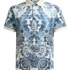 Tricou polo ETRO floral-print multicolor