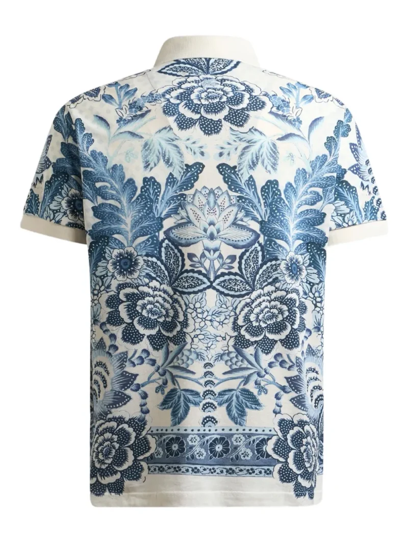 Alternative view of Tricou polo ETRO floral-print multicolor
