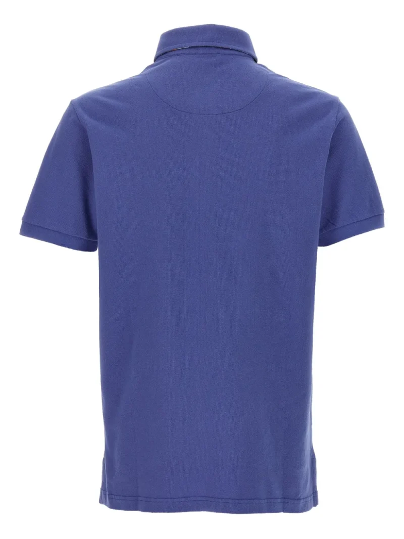 Alternative view of Tricou polo Etro Paisley-Print Button albastru