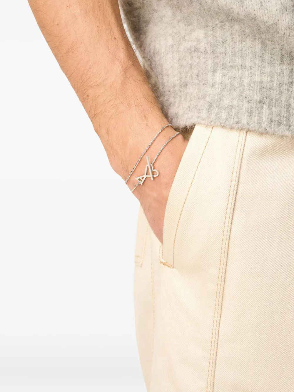 Colier Ami de Coeur Chain argintiu - imagine 3