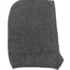 Caciula Lisa Yang Brushed-Effect Cashmere Balaclava gri