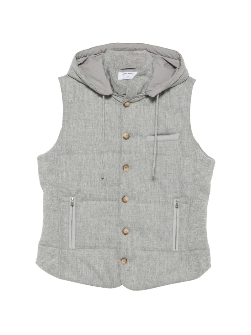Vesta Gran Sasso Quilted Hooded gri