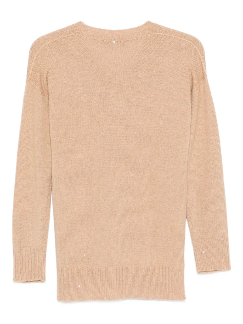 Alternative view of Pulover Lorena Antoniazzi V-neck bej