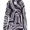 Bluza PUCCI abstract-print mesh multicolor