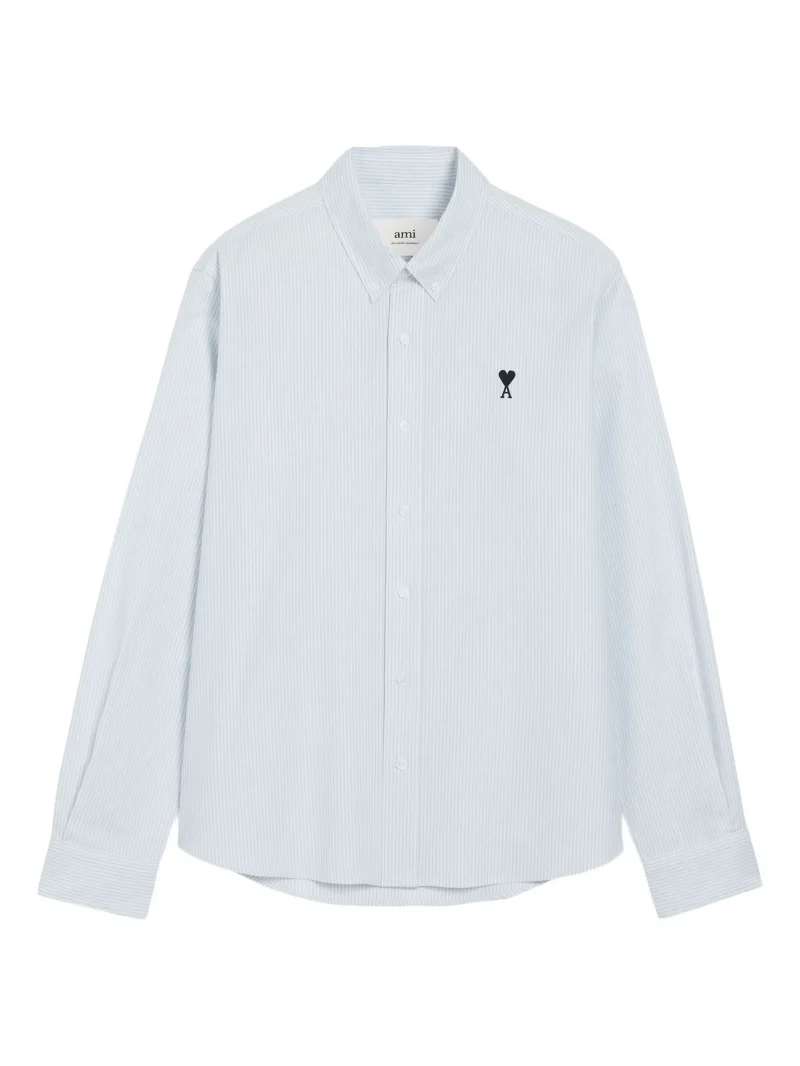 Camasa AMI Paris Ami de Coeur albastru