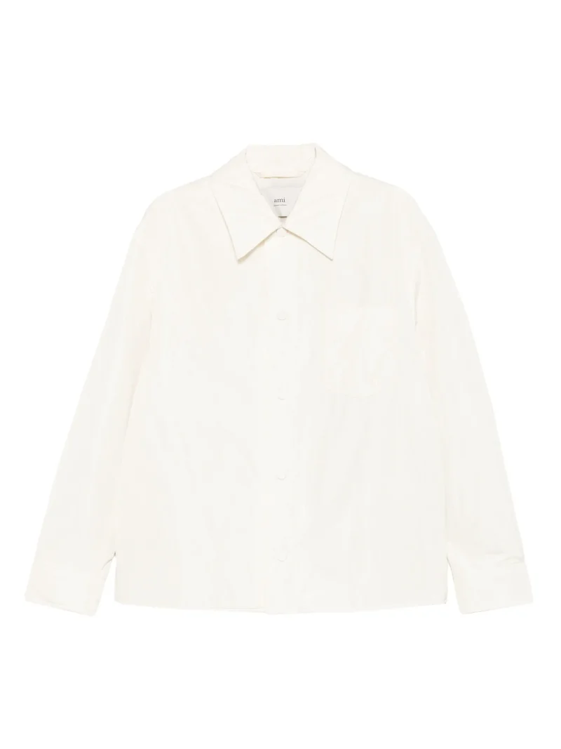 Camasa AMI Paris button-down alb