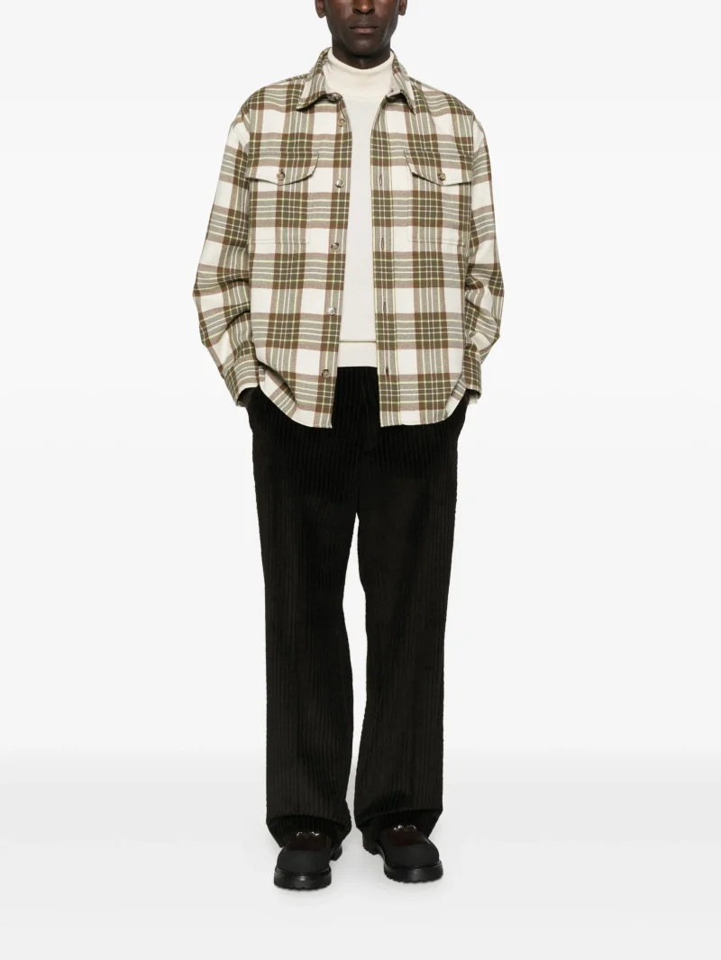 Alternative view of Camasa AMI Paris long-sleeve plaid multicolor