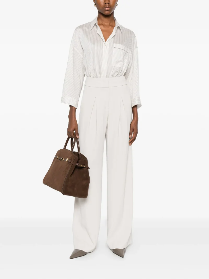 Alternative view of Camasa Peserico pinstripe ecru