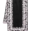 Esarfa PUCCI patterned fringed multicolor