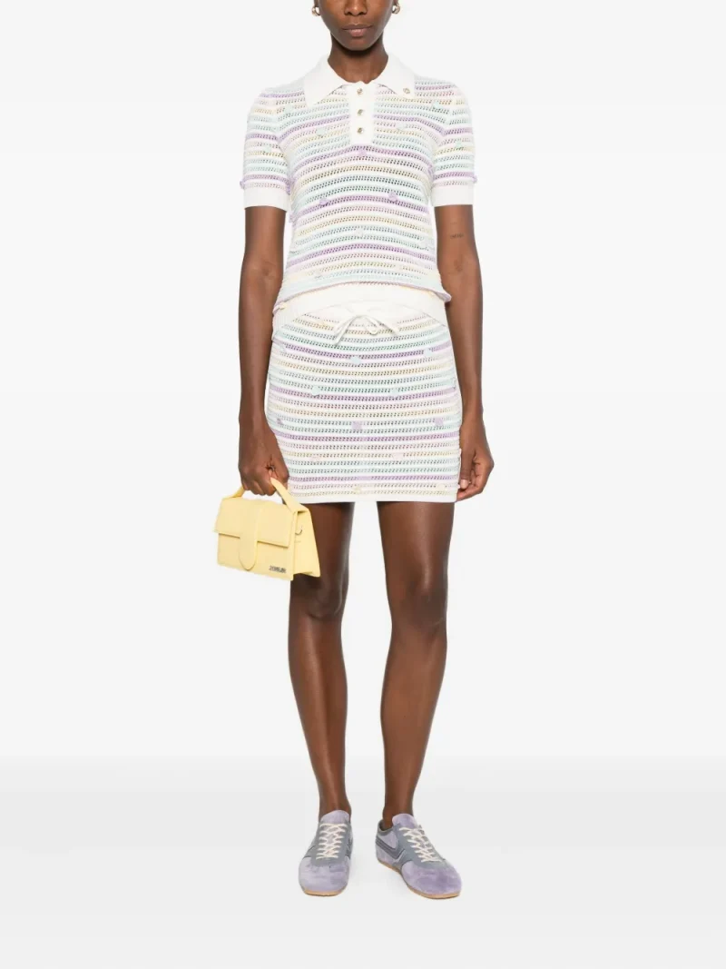 Alternative view of Fusta Casablanca striped embellished multicolor