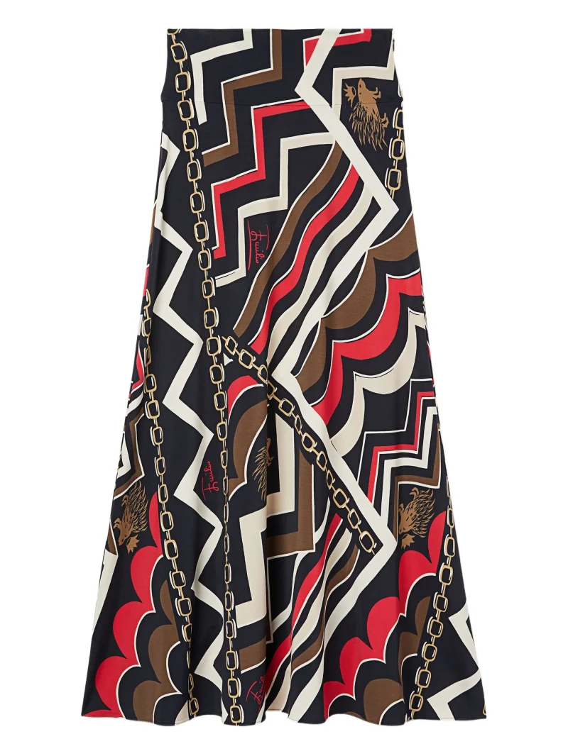 Fusta maxi PUCCI abstract-print multicolor