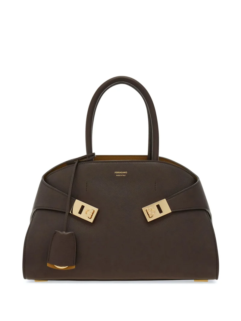 Geanta Ferragamo Hug tote maro