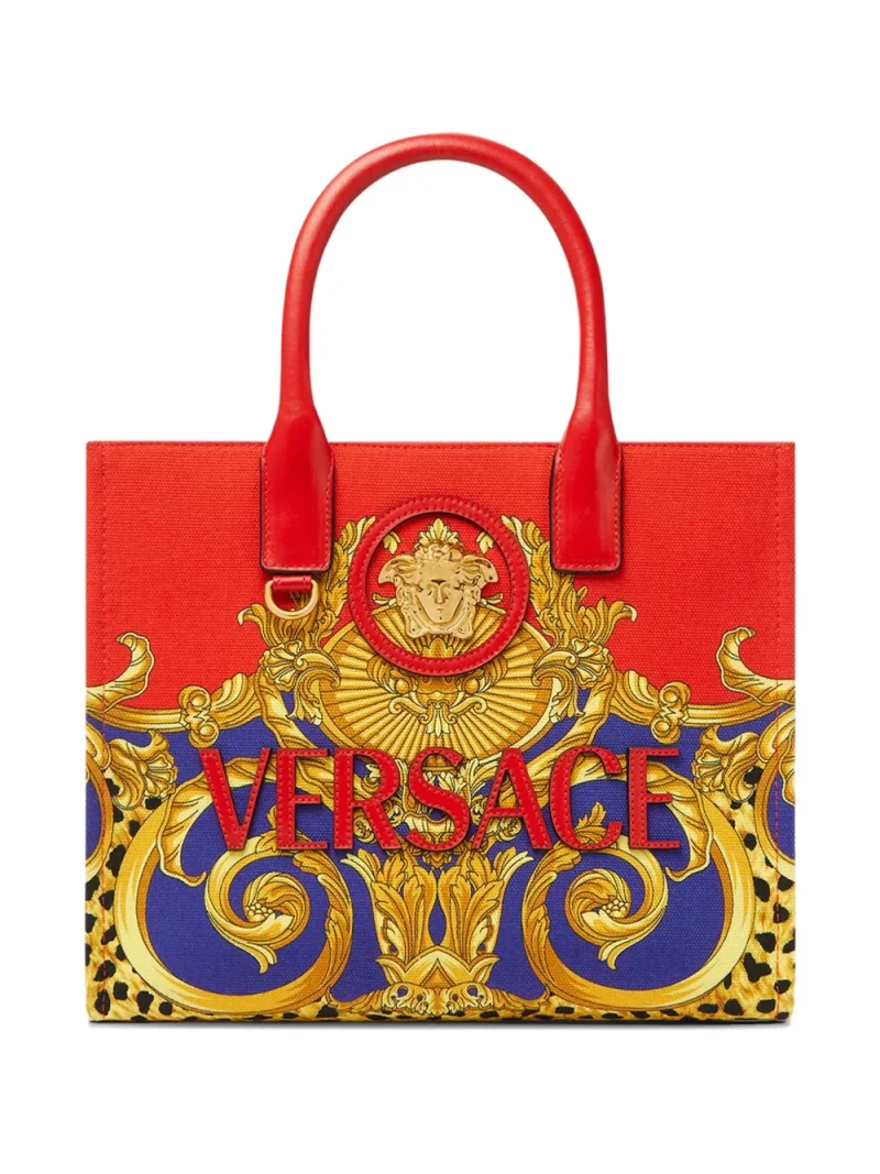 Geanta Versace baroque-print tote multicolor