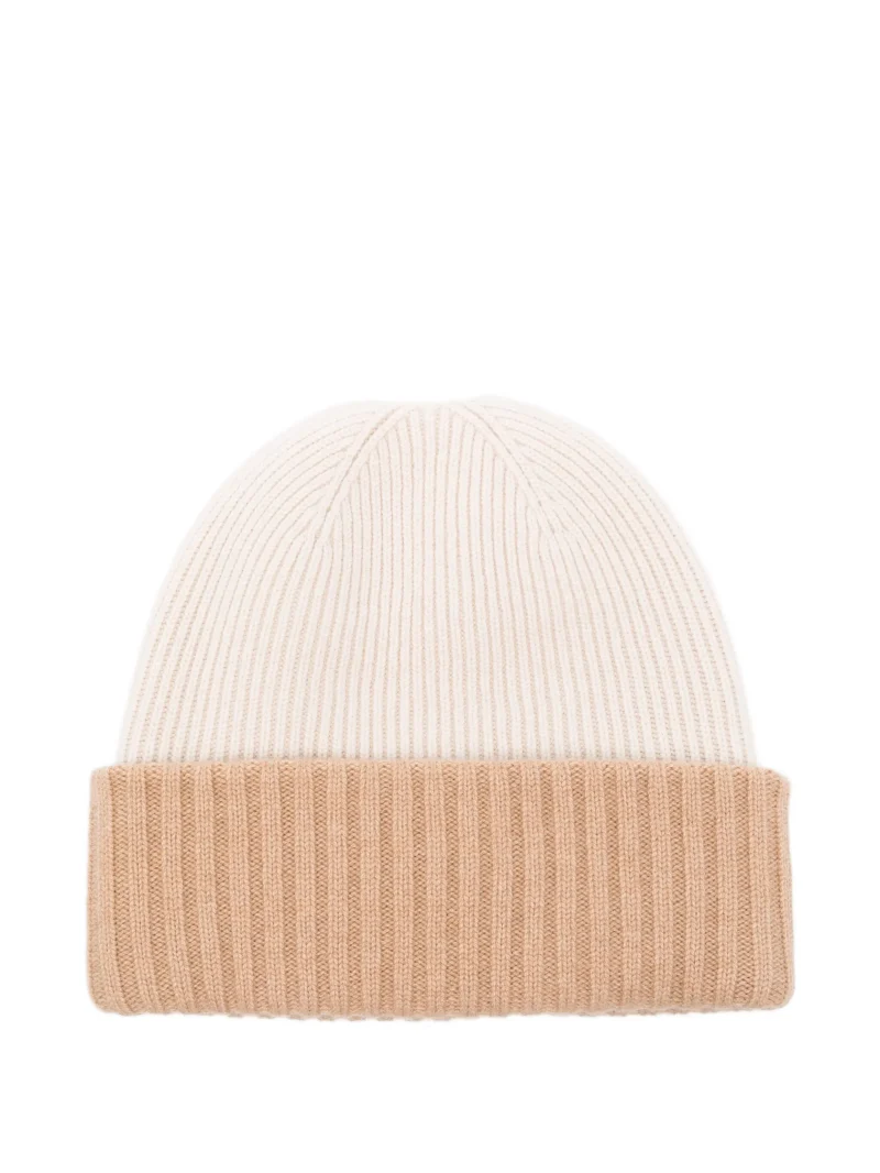 Alternative view of Caciula Lorena Antoniazzi Ribbed Knir bej