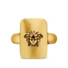 Inel Versace medusa-head rectangular auriu