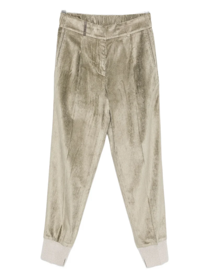 Pantaloni Peserico Corduroy gri