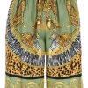 Pantaloni scurti Versace printed silk multicolor