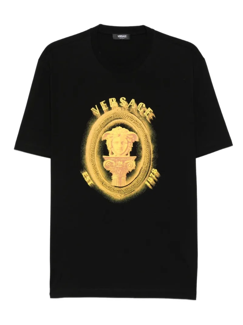 Tricou Versace Medusa Head-print negru