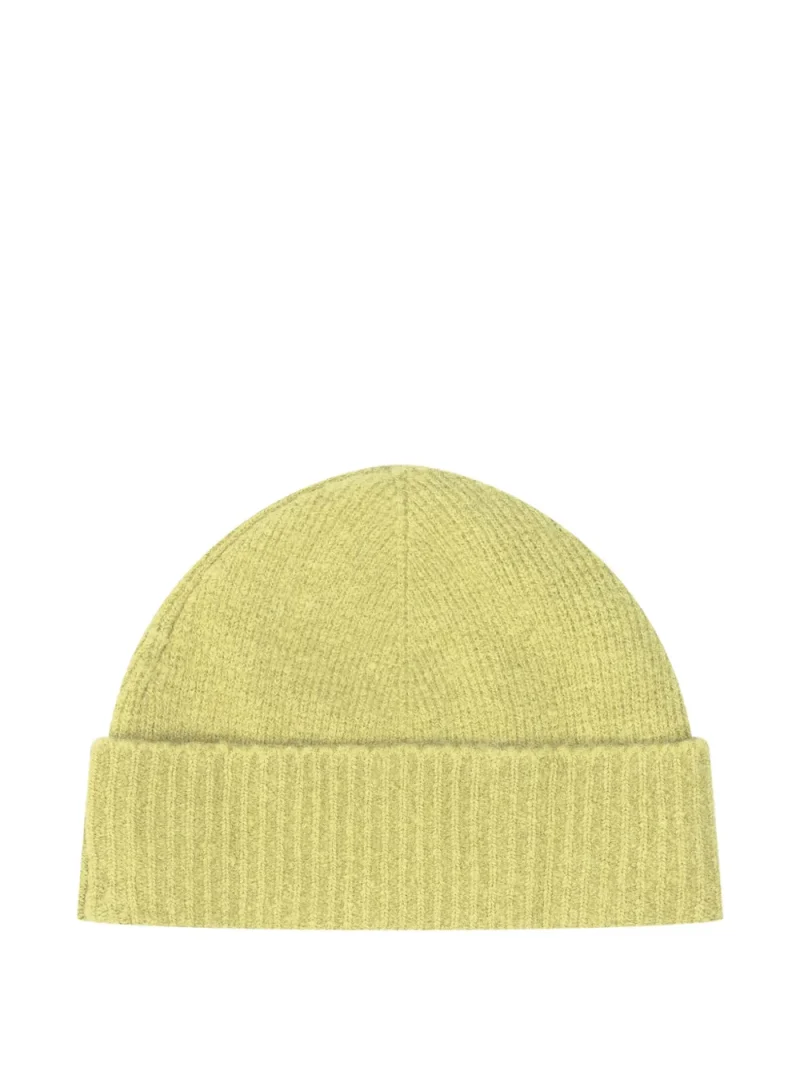 Alternative view of Caciula Ami Paris Ami de Coeur Beanie galben