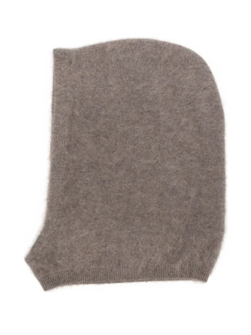 Caciula Lisa Yang Brushed-Effect Cashmere Balaclava bej