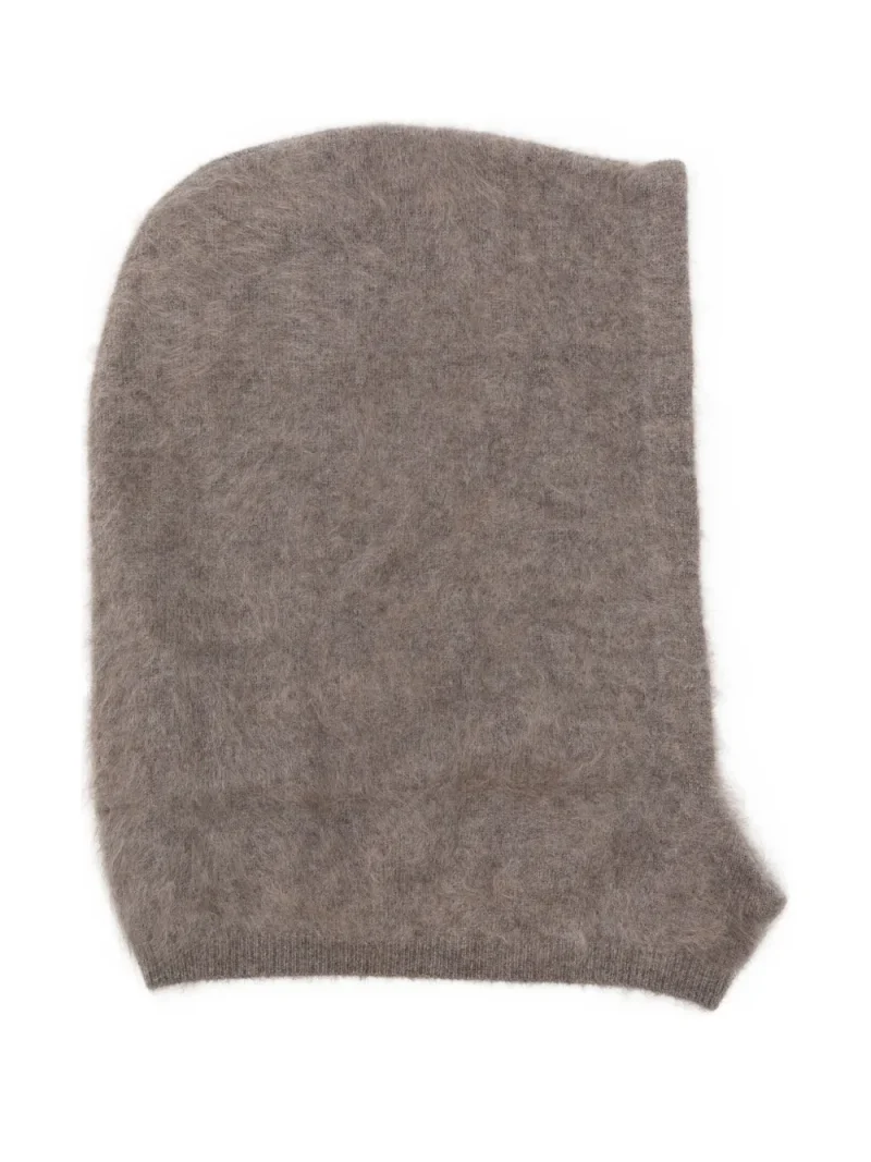 Alternative view of Caciula Lisa Yang Brushed-Effect Cashmere Balaclava bej