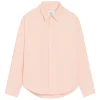 Camasa Ami Paris Ami De Coeur Embossed Cotton Boxy roz