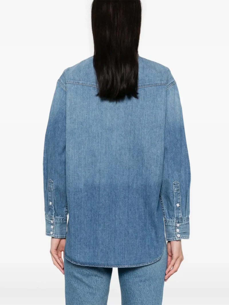 Alternative view of Camasa denim Citizens of Humanity Kayla albastru