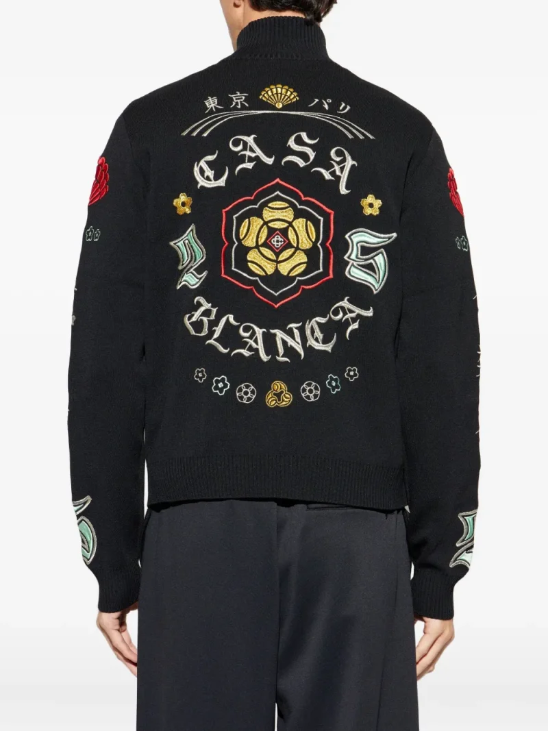 Alternative view of Cardigan Casablanca Zip-Up negru