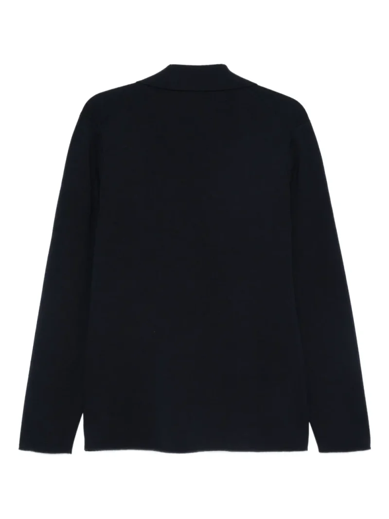 Alternative view of Cardigan Gran Sasso Notched-Lapels bleumarin