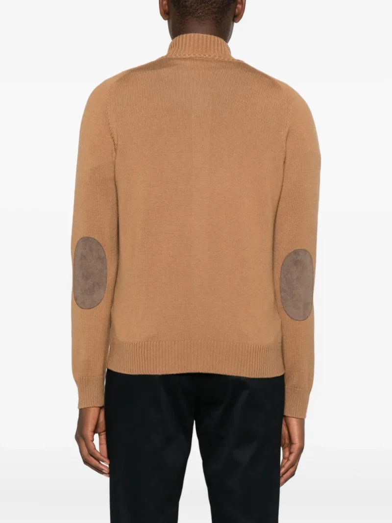 Alternative view of Cardigan Gran Sasso Zip-Up maro