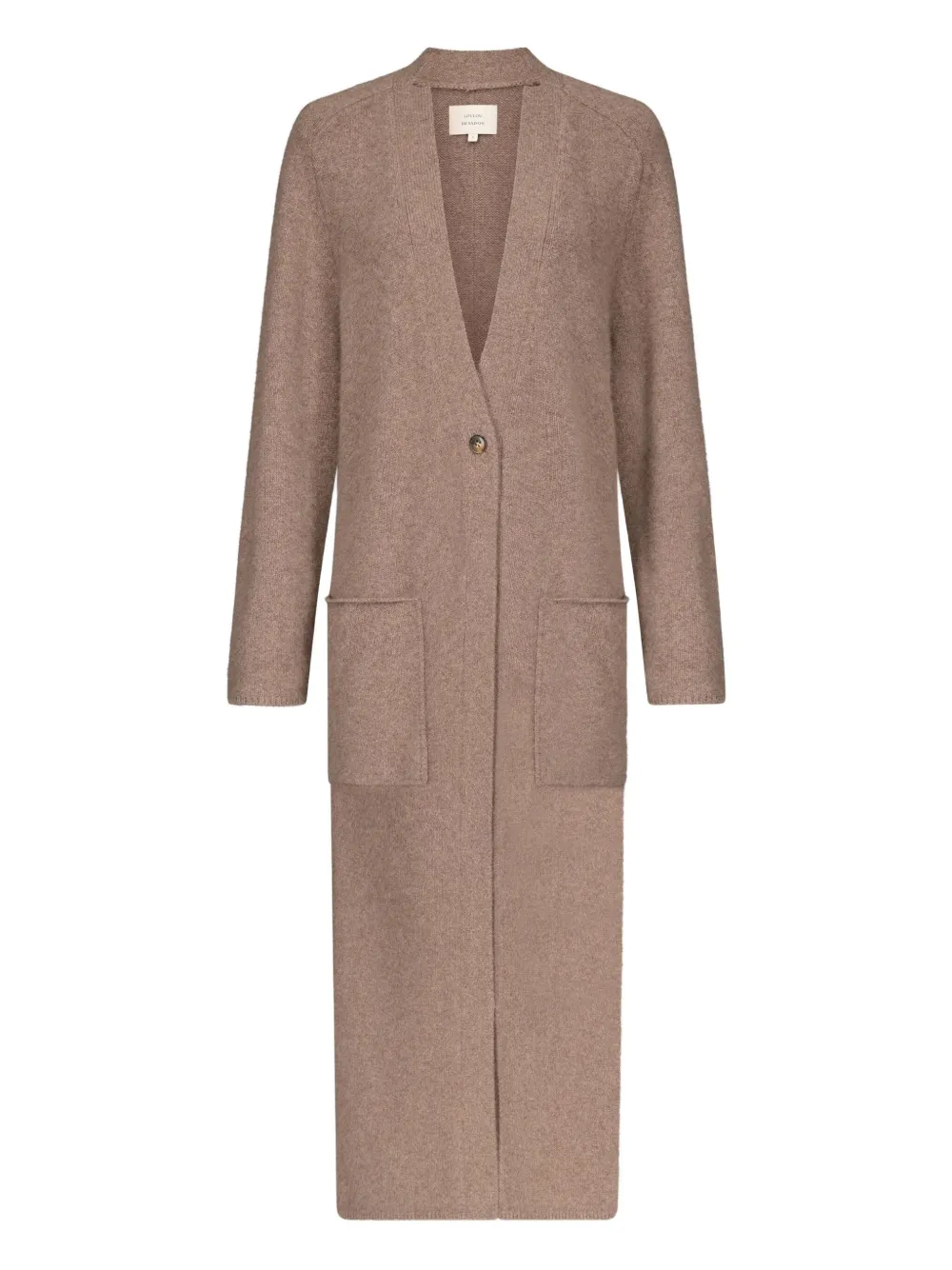 Cardigan LouLou de Saison Patch-Pocket Button bej