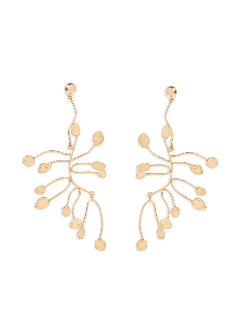 Cercei Cult Gaia Ilaria Gold-Tone Branch auriu