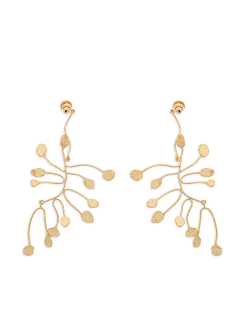 Alternative view of Cercei Cult Gaia Ilaria Gold-Tone Branch auriu