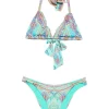 Costum de baie Camilla Concubines triangle bikini albastru