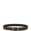 Curea Ferragamo Reversible Square-Buckle maro