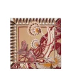 Esarfa Ferragamo Butterfly-Print Silk bej