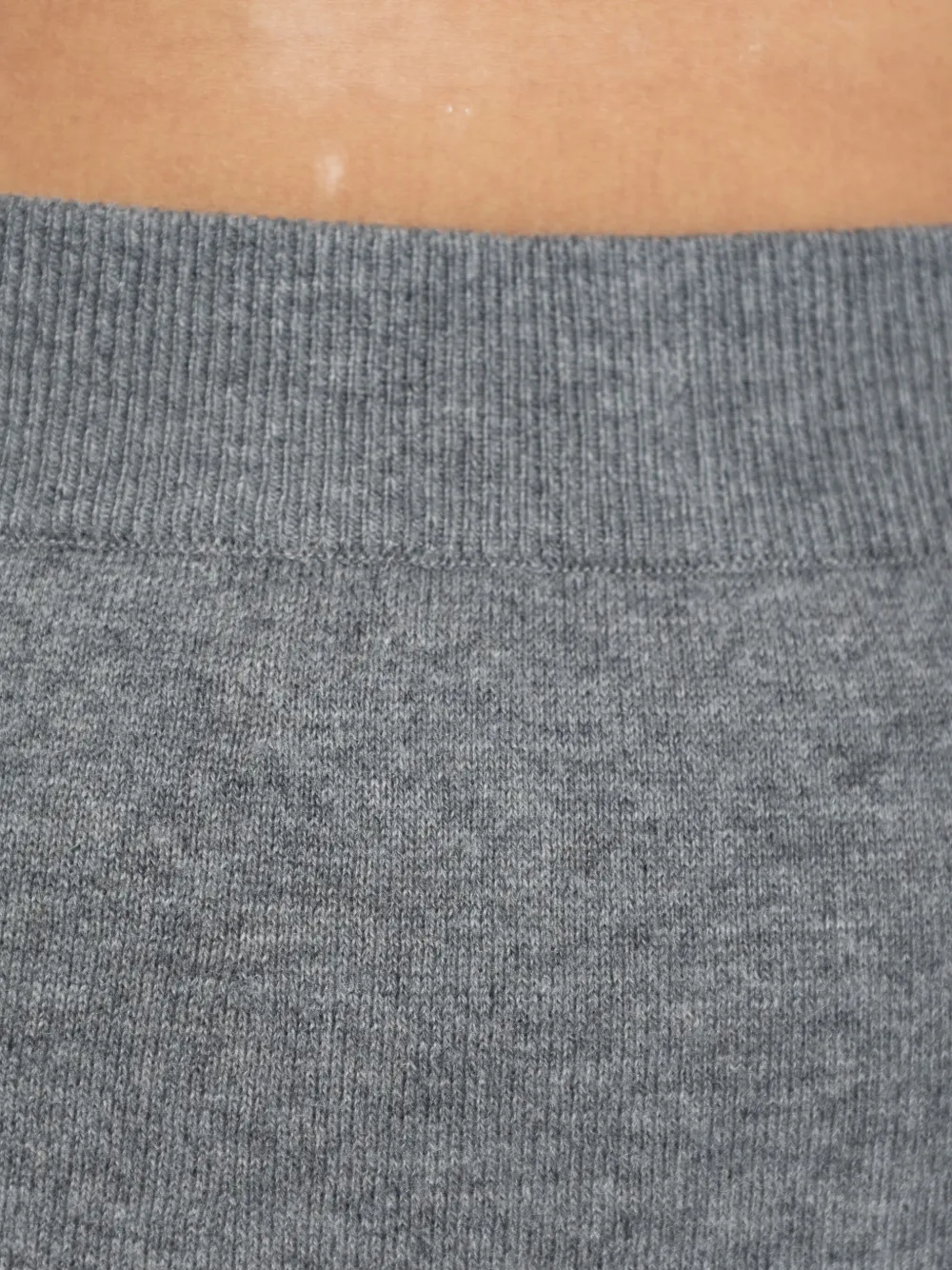 Fusta maxi Lisa Yang The Charlotta Ribbed Knit gri - imagine 5