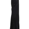 Fusta maxi Tom Ford Leather-Belt Draped negru