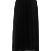 Fusta midi Fabiana Filippi Pleated Tulle negru