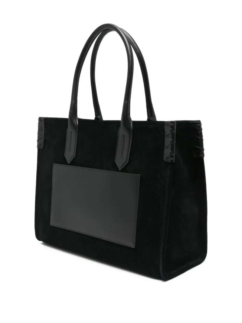 Alternative view of Geanta Balmain B-Army Panelled Tote negru
