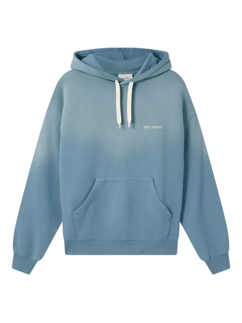 Hanorac Axel Arigato Logo-Embroidered albastru