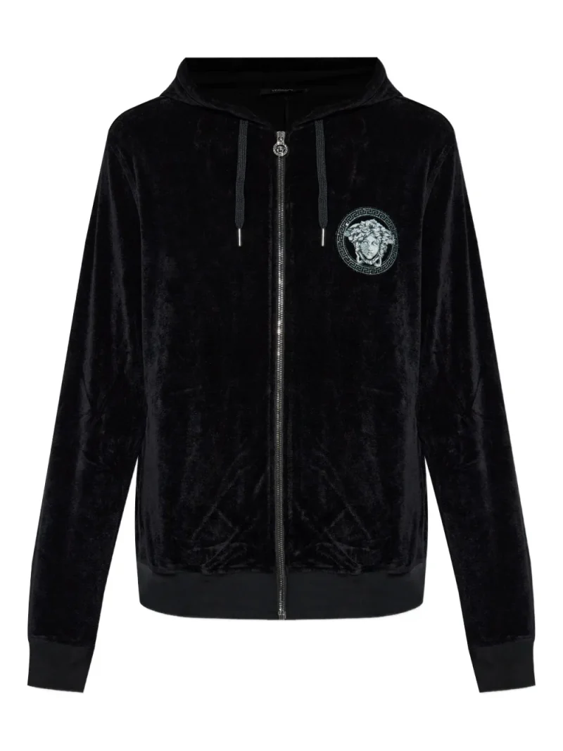 Hanorac Versace Medusa-Embellishment negru
