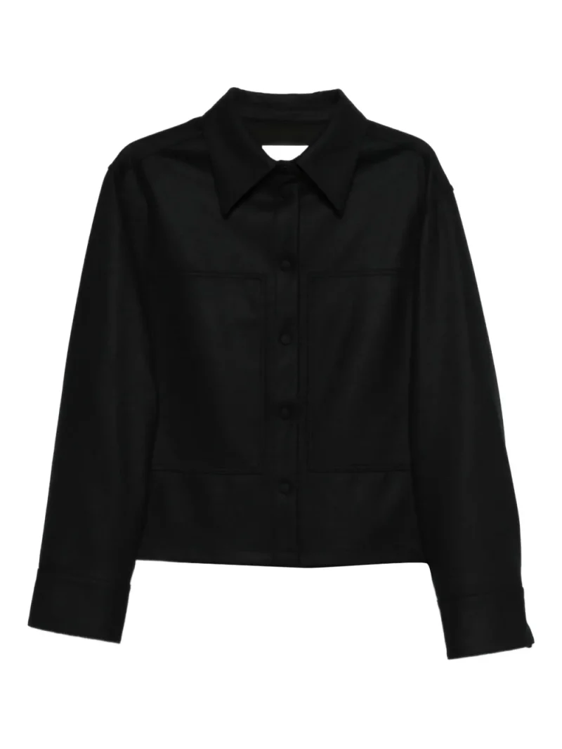 Jacheta JIL SANDER Overshirt negru