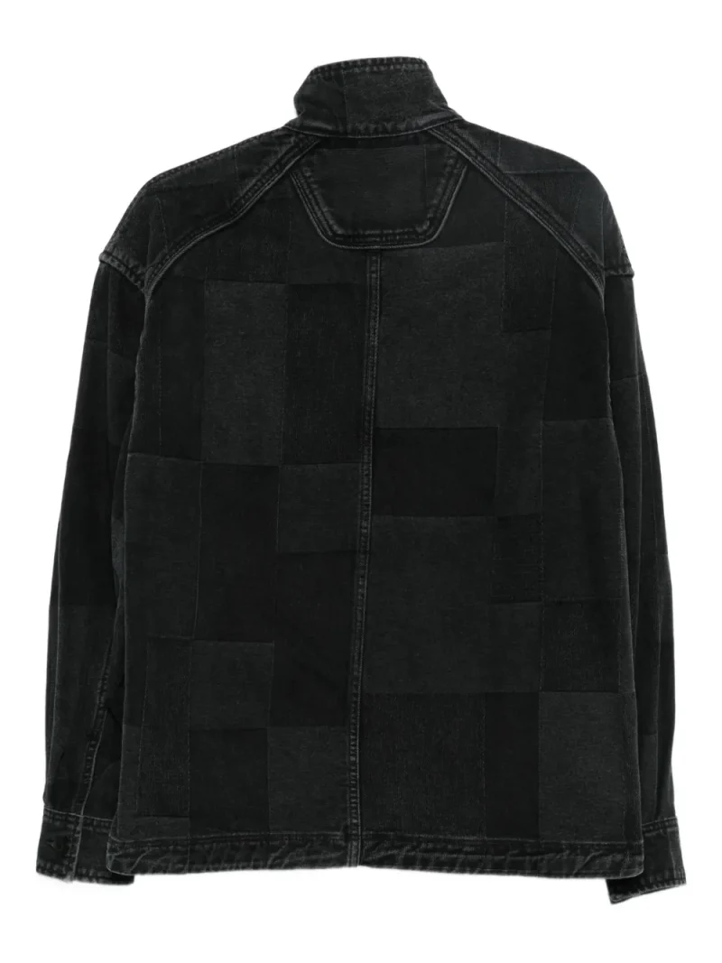 Alternative view of Jacheta Juun.J Checked Pocket negru